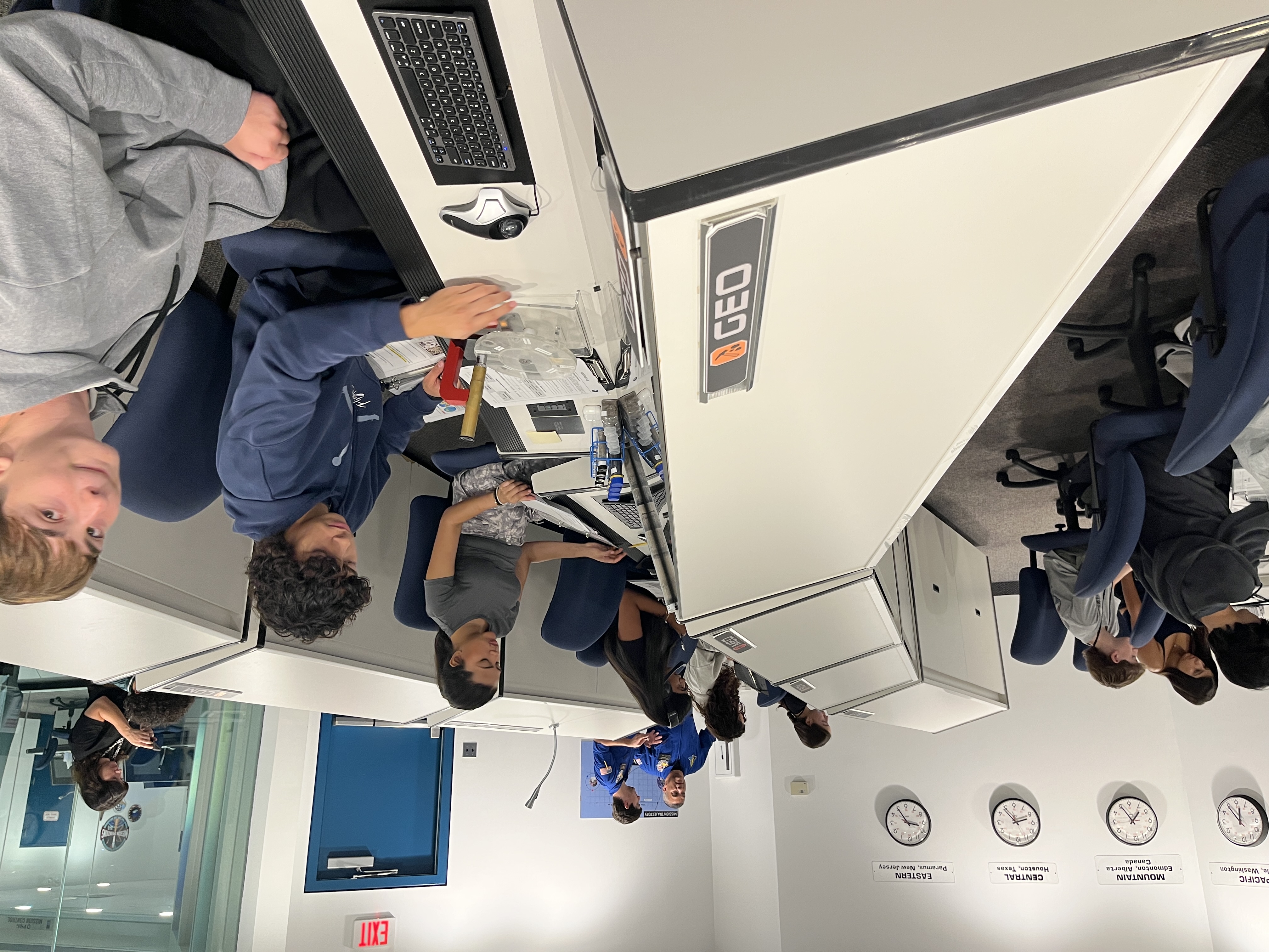 students in the lab